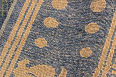 handmade Traditional Kafkaz Lt. Blue Lt. Green Hand Knotted RECTANGLE 100% WOOL area rug 4x6
