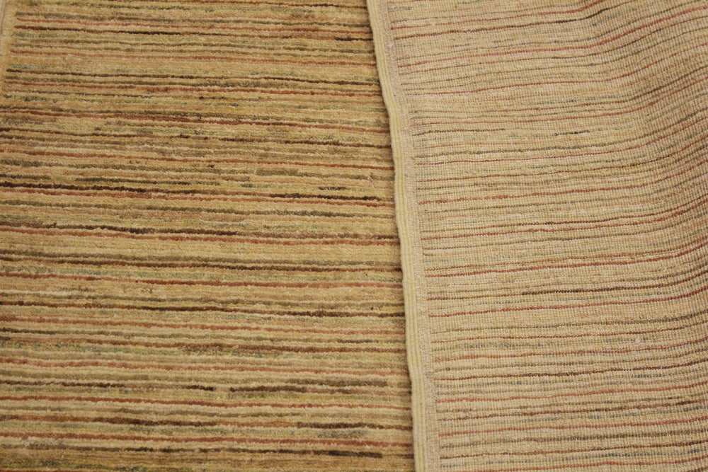 handmade Modern Gabbeh Beige Rust Hand Knotted RECTANGLE 100% WOOL area rug 4' x 6'