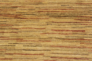 handmade Modern Gabbeh Beige Rust Hand Knotted RECTANGLE 100% WOOL area rug 4' x 6'