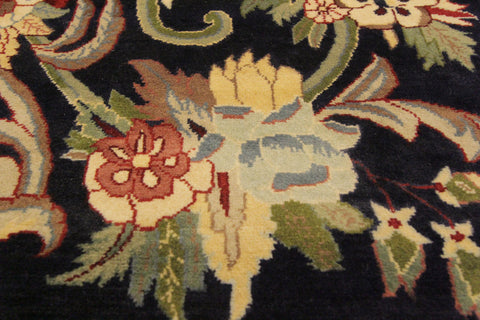 handmade Traditional Anarlaki Blue Beige Hand Knotted RECTANGLE 100% WOOL area rug 4x6