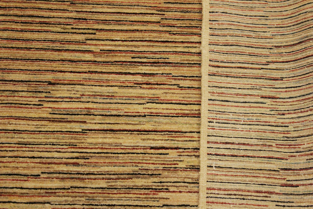 handmade Modern Gabbeh Beige Rust Hand Knotted RECTANGLE 100% WOOL area rug 4' x 6'
