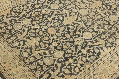 handmade Traditional Kafkaz Charcoal Beige Hand Knotted RECTANGLE 100% WOOL area rug 4x6