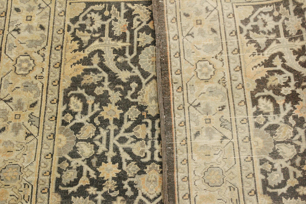 handmade Traditional Kafkaz Charcoal Beige Hand Knotted RECTANGLE 100% WOOL area rug 4x6
