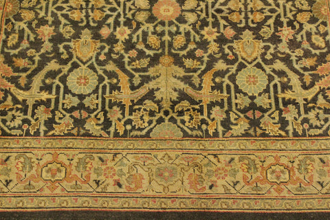 handmade Traditional Kafkaz Charcoal Beige Hand Knotted RECTANGLE 100% WOOL area rug 4x6