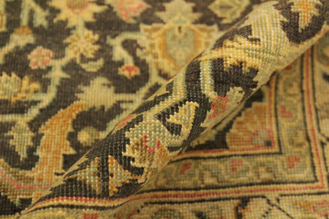 handmade Traditional Kafkaz Charcoal Beige Hand Knotted RECTANGLE 100% WOOL area rug 4x6