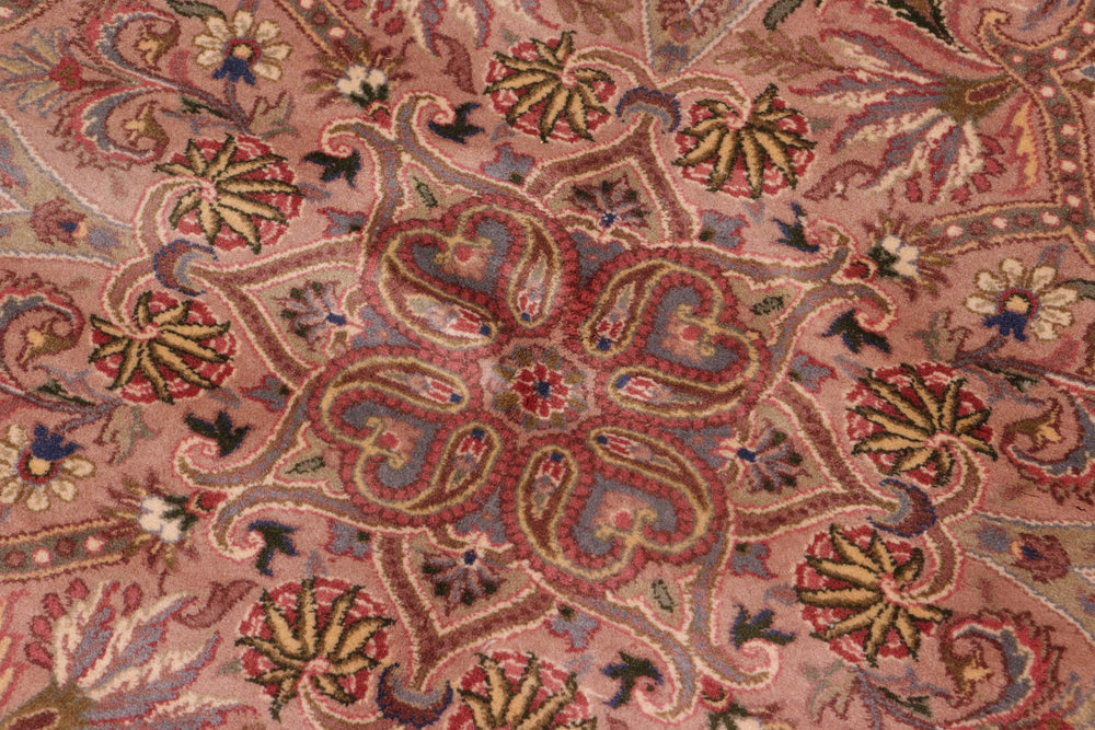 handmade Traditional Razia Lt. Brown Lt. Brown Hand Knotted RECTANGLE 100% WOOL area rug 4x6