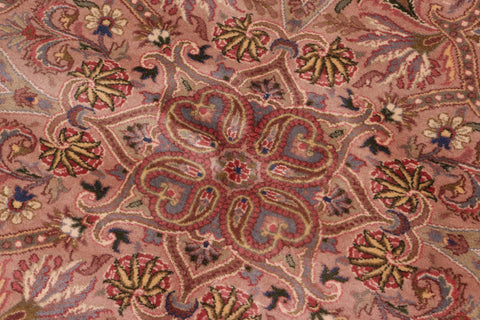 handmade Traditional Razia Lt. Brown Lt. Brown Hand Knotted RECTANGLE 100% WOOL area rug 4x6