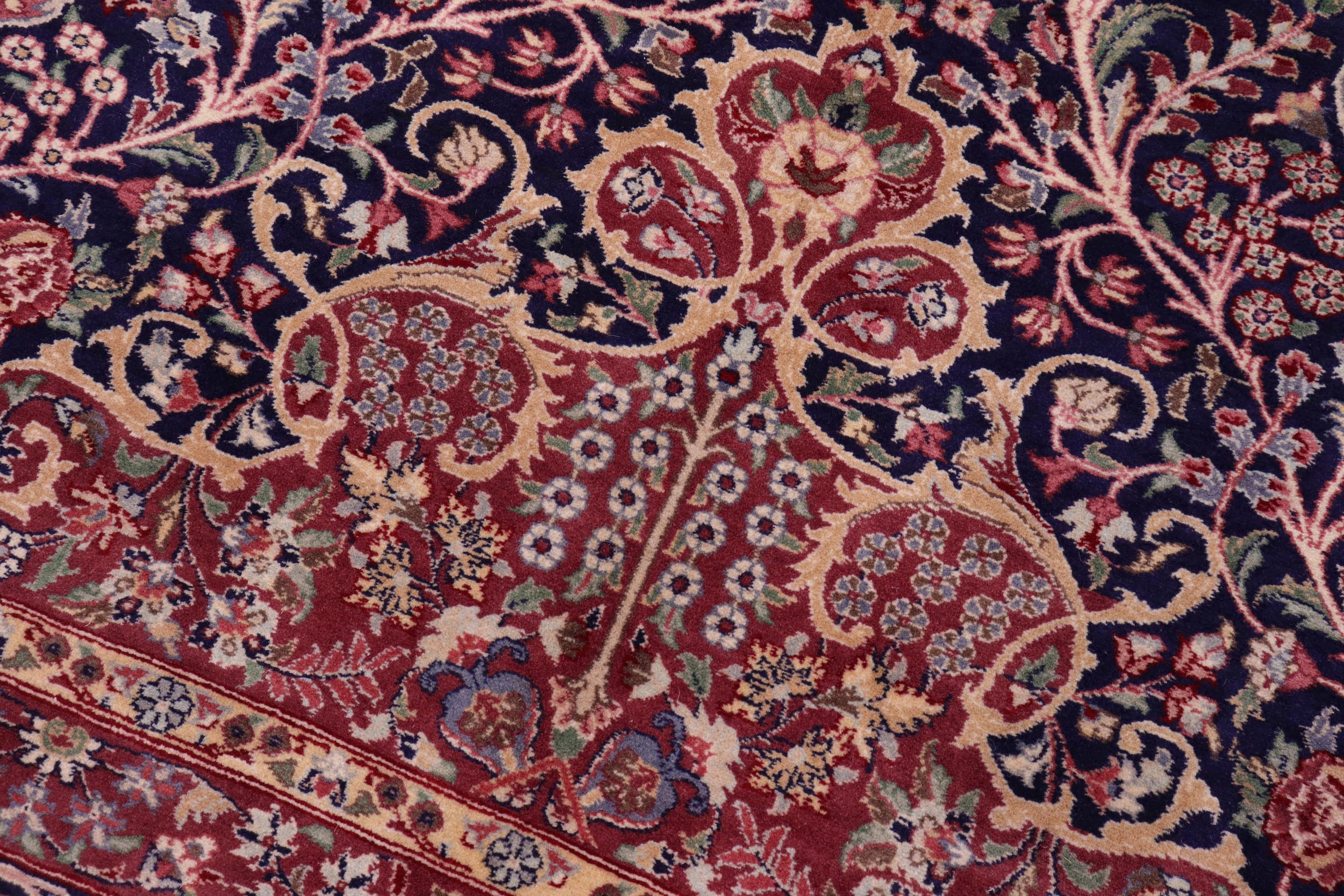 handmade Traditional Sultan Blue Rust Hand Knotted RECTANGLE 100% WOOL area rug 8x10