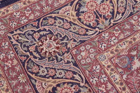 handmade Traditional Sultan Blue Rust Hand Knotted RECTANGLE 100% WOOL area rug 8x10