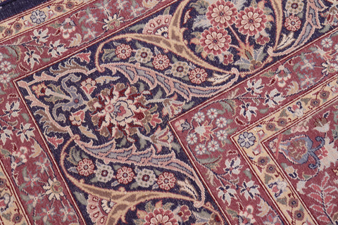 handmade Traditional Sultan Blue Rust Hand Knotted RECTANGLE 100% WOOL area rug 8x10