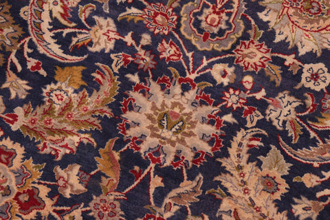 handmade Transitional Agra Blue Red Hand Knotted RECTANGLE 100% WOOL area rug 8x10