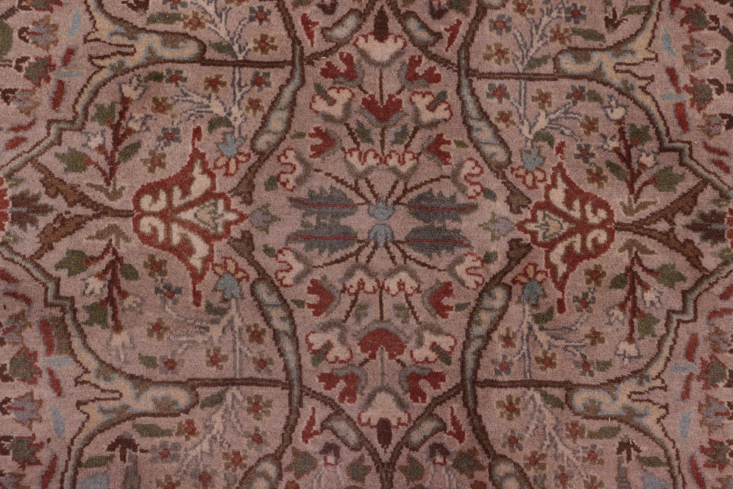 handmade Transitional Tabriz Lt. Gray Copper Hand Knotted RECTANGLE 100% WOOL area rug 8x10