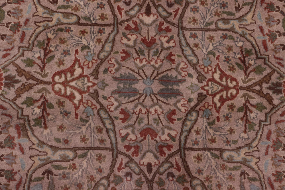 handmade Transitional Tabriz Lt. Gray Copper Hand Knotted RECTANGLE 100% WOOL area rug 8x10