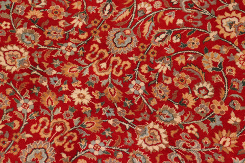 handmade Traditional Regular Red Beige Hand Knotted RECTANGLE 100% WOOL area rug 8x10