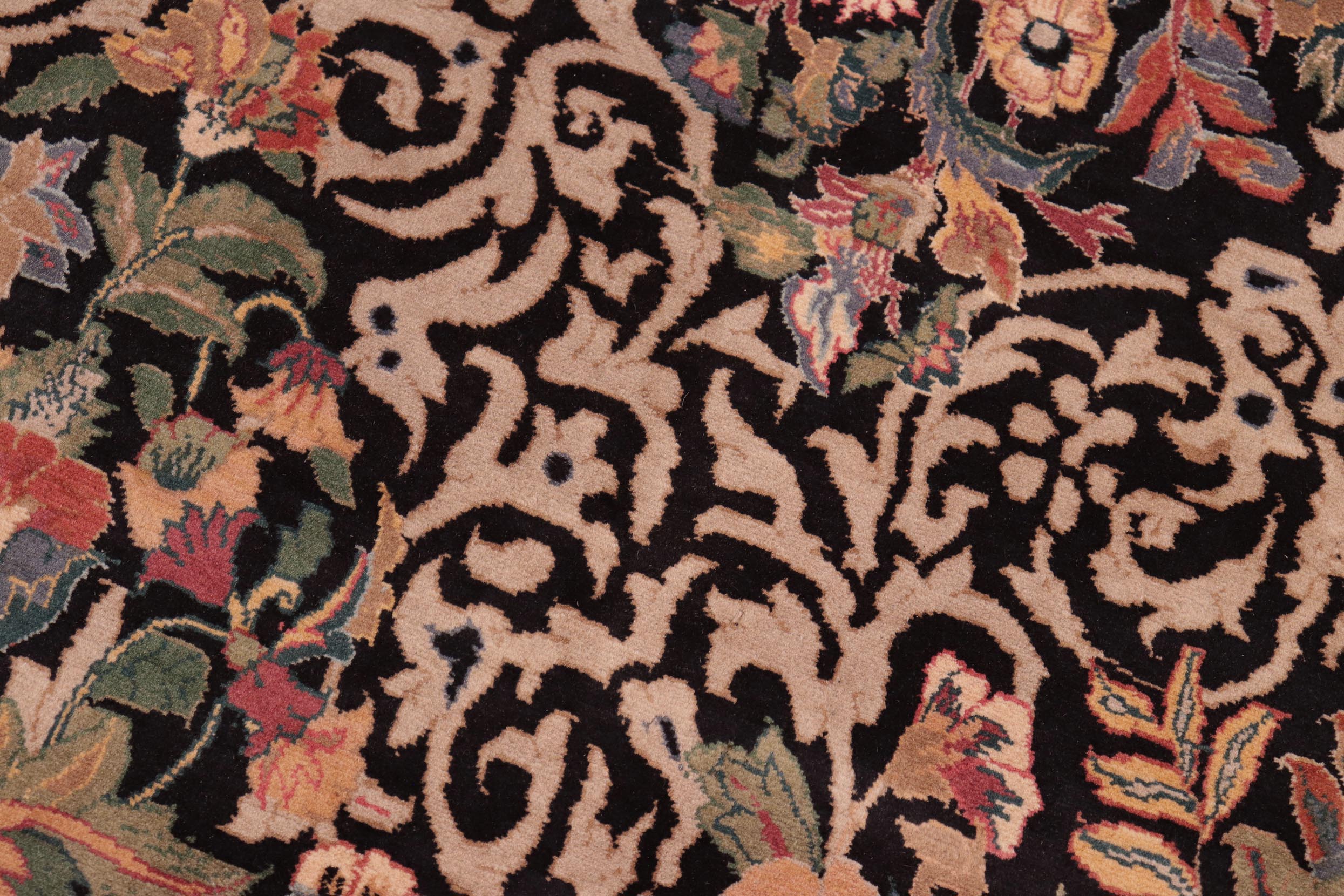 handmade Transitional Akbar Black Rust Hand Knotted RECTANGLE 100% WOOL area rug 8x10