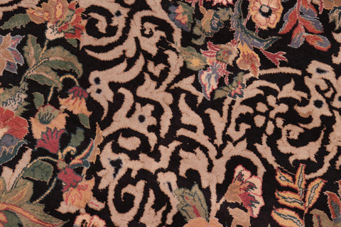 handmade Transitional Akbar Black Rust Hand Knotted RECTANGLE 100% WOOL area rug 8x10