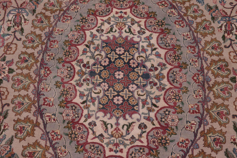 handmade Traditional Anarlaki Taupe Green Hand Knotted RECTANGLE 100% WOOL area rug 9x12