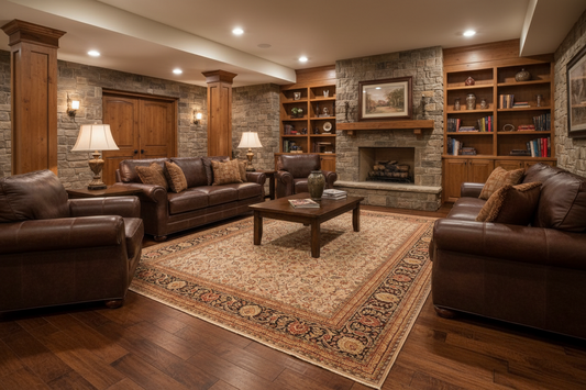 handmade Transitional Regular Beige Black Hand Knotted RECTANGLE 100% WOOL area rug 9' x 12'