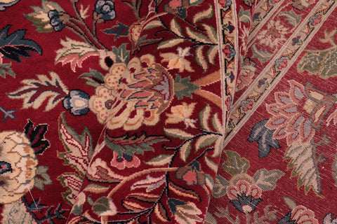 handmade Traditional Nagi Red Red Hand Knotted RECTANGLE 100% WOOL area rug 9x12