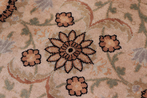 handmade Transitional New Asif Beige Green Hand Knotted RECTANGLE 100% WOOL area rug 9x12