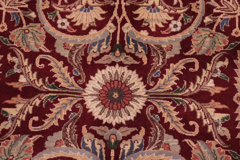 handmade Traditional Aness Red Beige Hand Knotted RECTANGLE 100% WOOL area rug 9x12