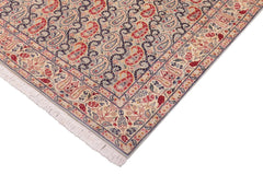 handmade Transitional Guhm Blue Beige Hand Knotted RECTANGLE 100% WOOL area rug 5x7