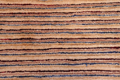 handmade Modern Gabbeh Red Brown Hand Knotted RECTANGLE 100% WOOL area rug 5' x 7'