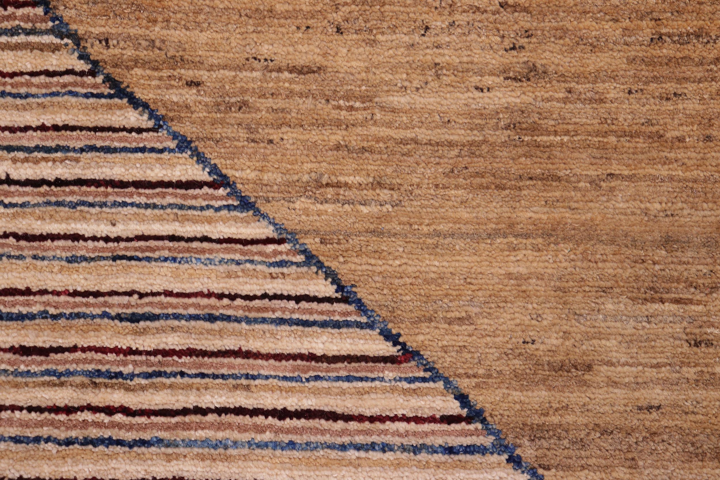 handmade Modern Gabbeh Red Brown Hand Knotted RECTANGLE 100% WOOL area rug 5' x 7'