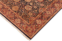 Vintage Persian Anmol Agra Leigha Blue/Red Wool Rug - 4'7'' x 7'2''