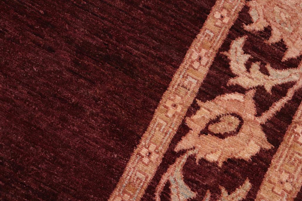 handmade Modern Gabbeh Maroon Beige Hand Knotted RECTANGLE 100% WOOL area rug 5 x 7