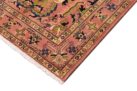 handmade Traditional Kafkaz Rust Rust Hand Knotted RECTANGLE 100% WOOL area rug 5x7