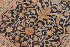 handmade Traditional Kafkaz Charcoal Tan Hand Knotted RECTANGLE 100% WOOL area rug 3x5