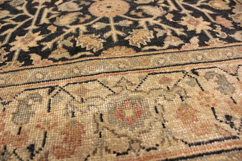 handmade Traditional Kafkaz Charcoal Tan Hand Knotted RECTANGLE 100% WOOL area rug 3x5