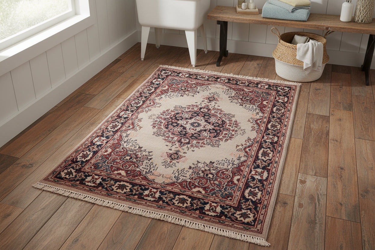 handmade Traditional B/2 Gray Blue Hand Knotted RECTANGLE 100% WOOL area rug 2x3