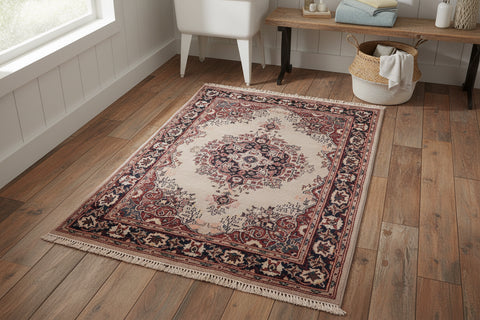 handmade Traditional B/2 Gray Blue Hand Knotted RECTANGLE 100% WOOL area rug 2x3