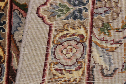 handmade Transitional Marry Gold Taupe Green Hand Knotted RECTANGLE 100% WOOL area rug 4x6