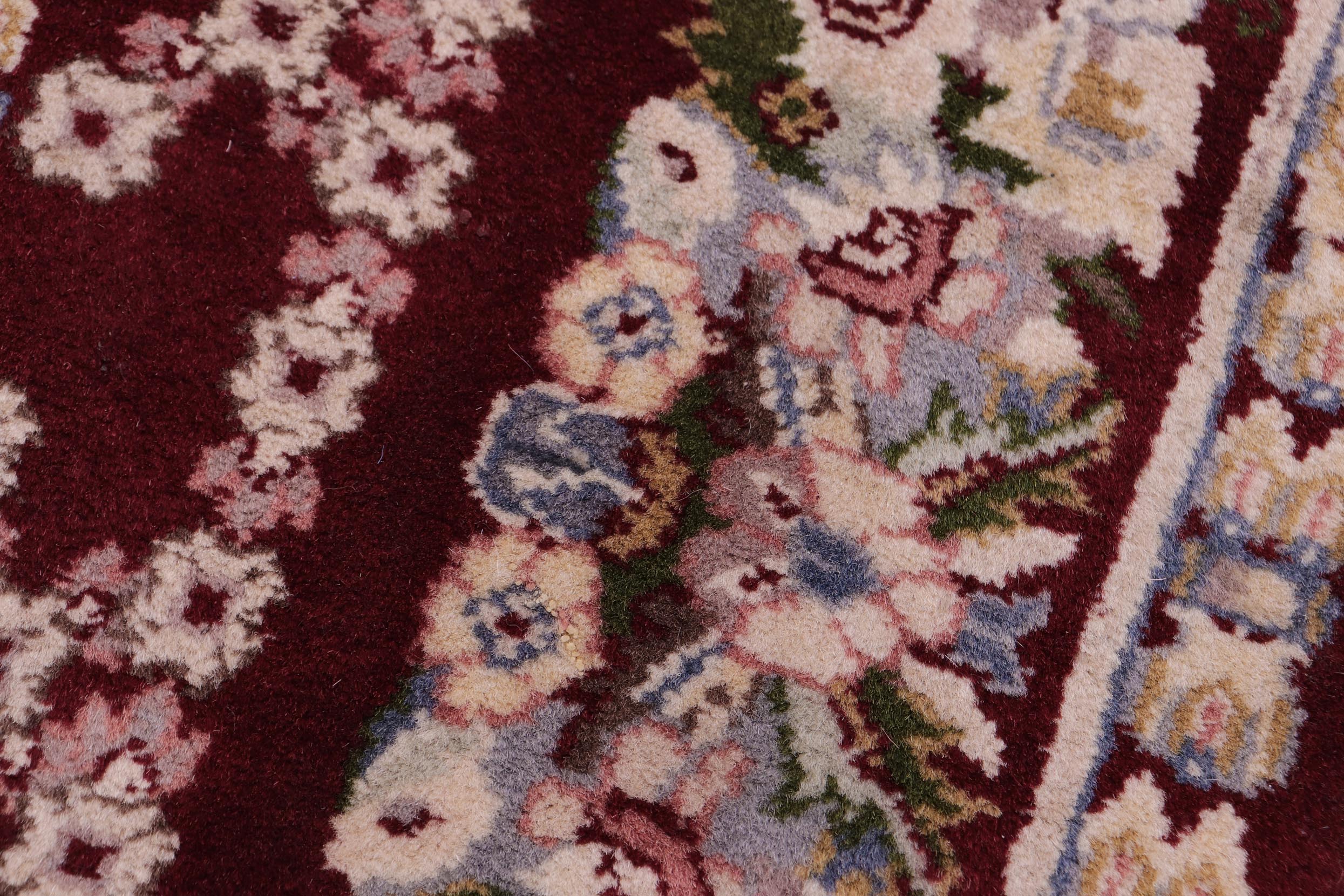handmade Traditional Golden Red Red Hand Knotted RECTANGLE 100% WOOL area rug 3x5
