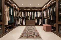 handmade Transitional Marry Gold Lt. Green Lt. Green Hand Knotted RECTANGLE 100% WOOL area rug 2x4