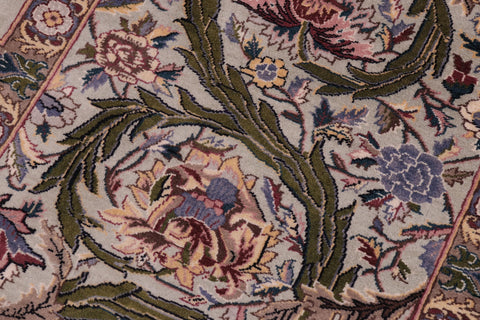 handmade Transitional Marry Gold Lt. Green Lt. Green Hand Knotted RECTANGLE 100% WOOL area rug 2x4