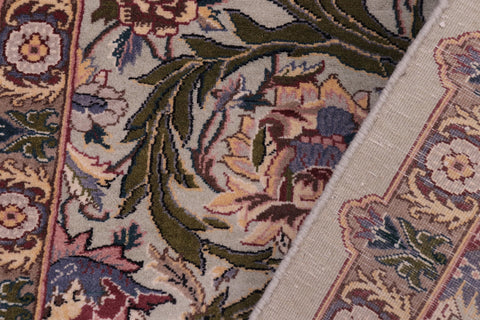 handmade Transitional Marry Gold Lt. Green Lt. Green Hand Knotted RECTANGLE 100% WOOL area rug 2x4