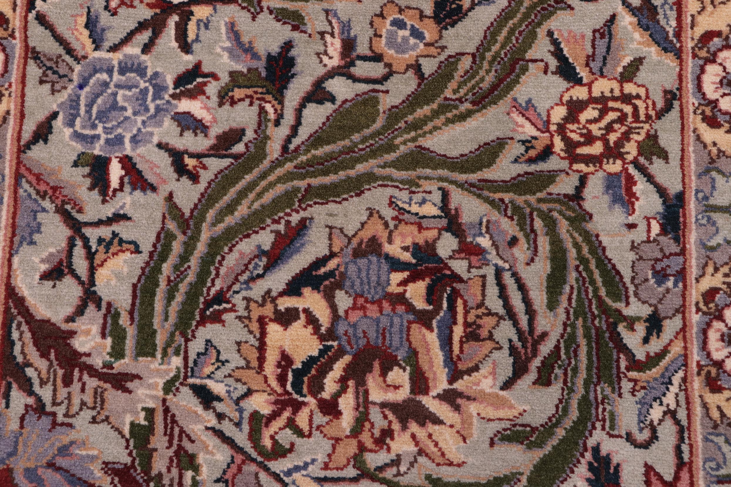 handmade Transitional Marry Gold Lt. Green Lt. Green Hand Knotted RECTANGLE 100% WOOL area rug 2x4