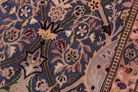 handmade Transitional Mujahid Blue Red Hand Knotted RECTANGLE 100% WOOL area rug 3x4