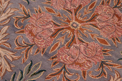 handmade Traditional Nayagra Gray Pink Hand Knotted ROUND 100% WOOL area rug 8'x8'