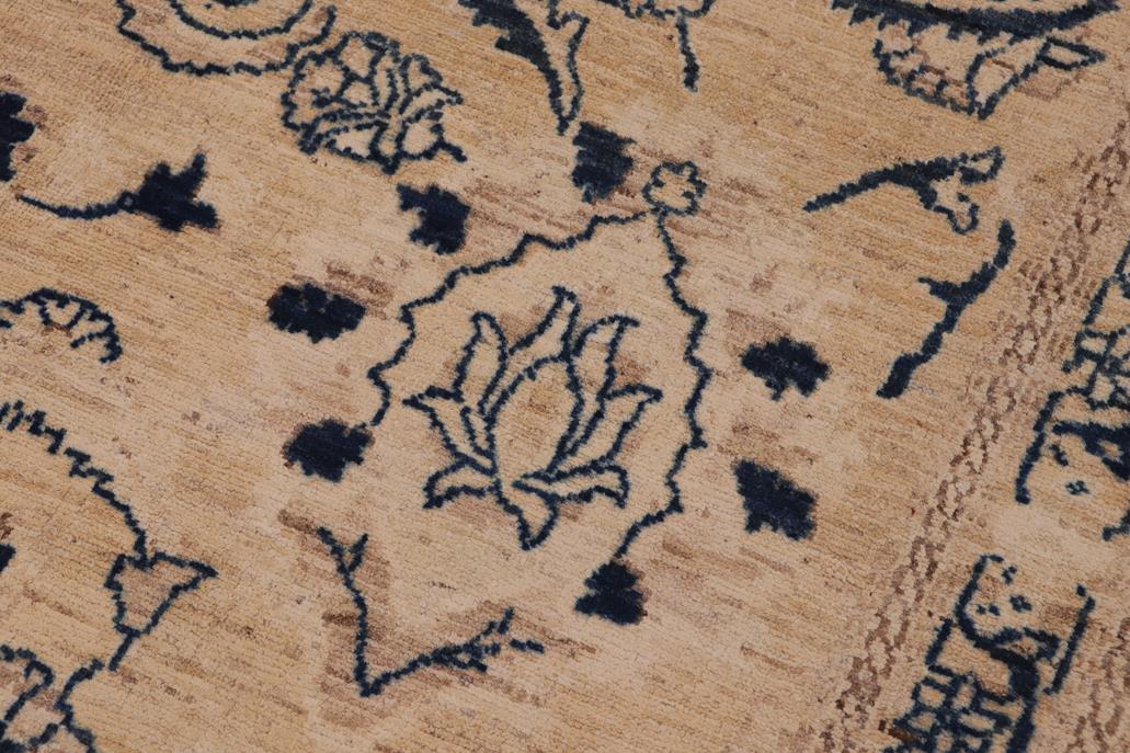 handmade Traditional Kafkaz Lt. Brown Tan Hand Knotted RECTANGLE 100% WOOL area rug 12 x 18