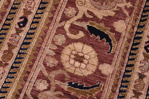 handmade Transitional Kafkaz Blue Rust Hand Knotted RECTANGLE 100% WOOL area rug 13' x 16'
