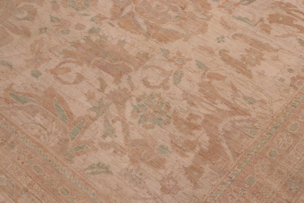 handmade Traditional Kafkaz Lt. Tan Tan Hand Knotted RECTANGLE 100% WOOL area rug 12 x 15