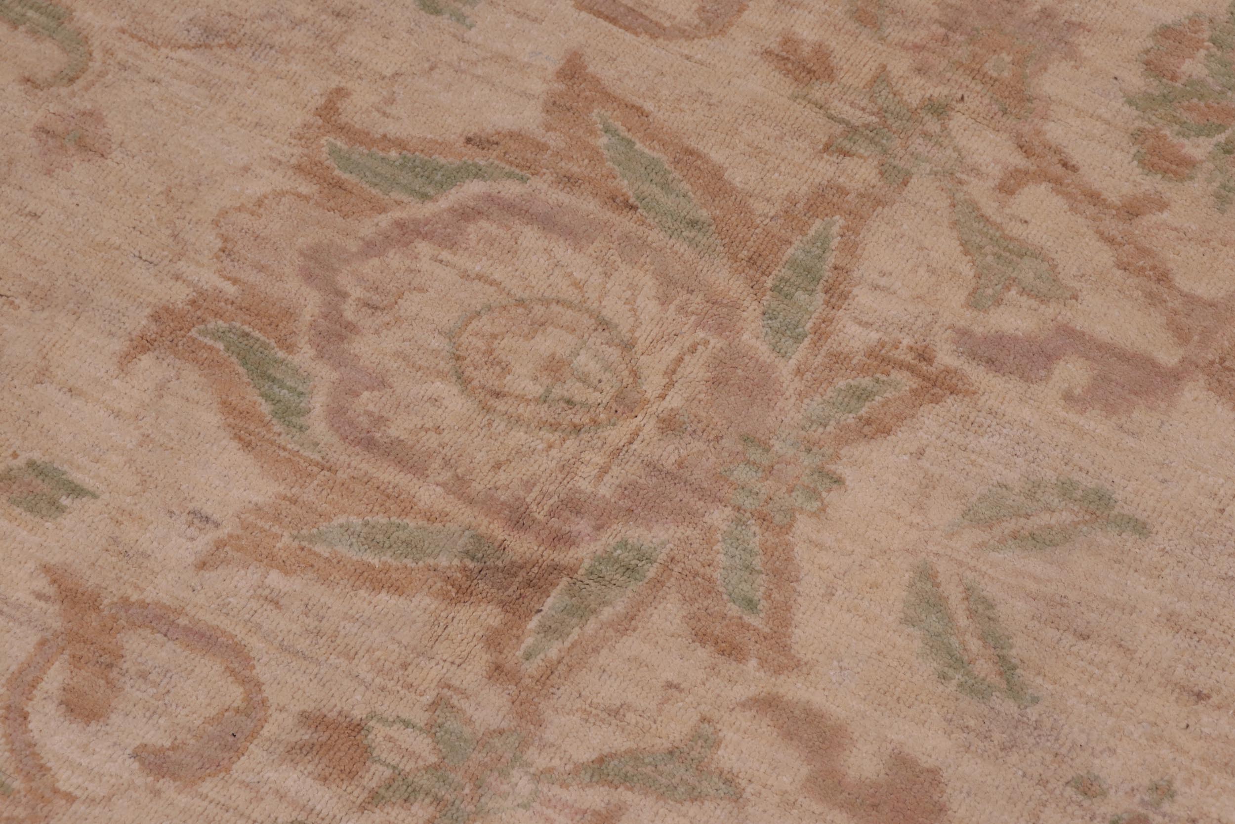 handmade Traditional Kafkaz Lt. Tan Tan Hand Knotted RECTANGLE 100% WOOL area rug 12x15