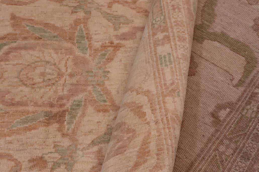 handmade Traditional Kafkaz Lt. Tan Tan Hand Knotted RECTANGLE 100% WOOL area rug 12 x 15