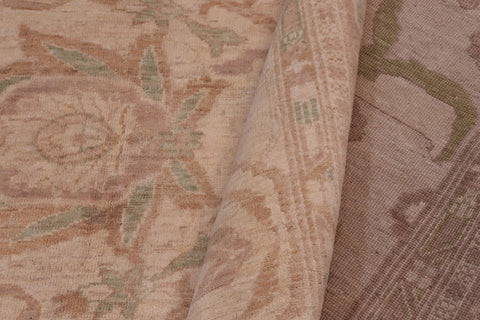 handmade Traditional Kafkaz Lt. Tan Tan Hand Knotted RECTANGLE 100% WOOL area rug 12x15