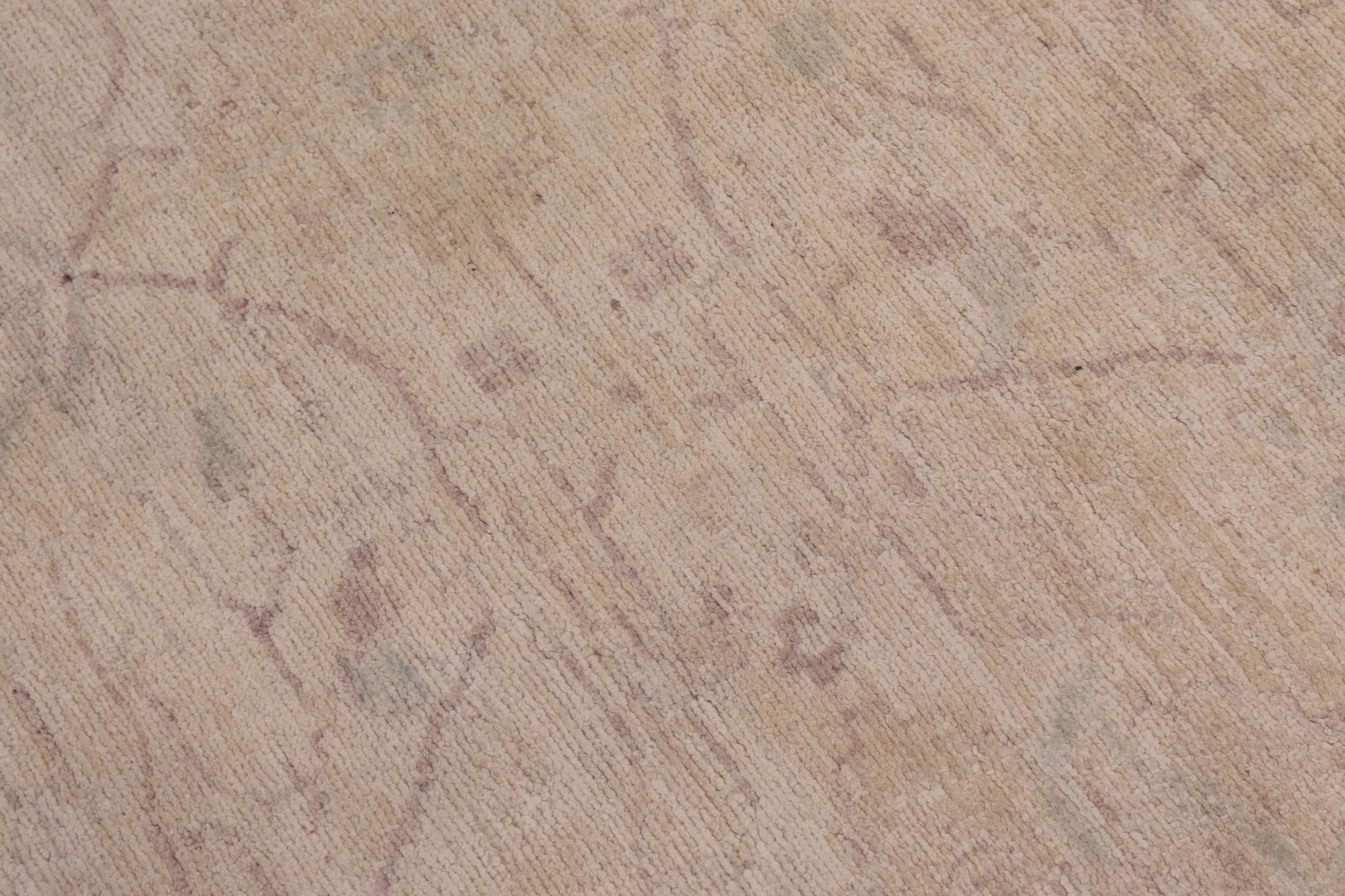 handmade Transitional Kafkaz Ivory Lt. Brown Hand Knotted RECTANGLE 100% WOOL area rug 12' x 15'